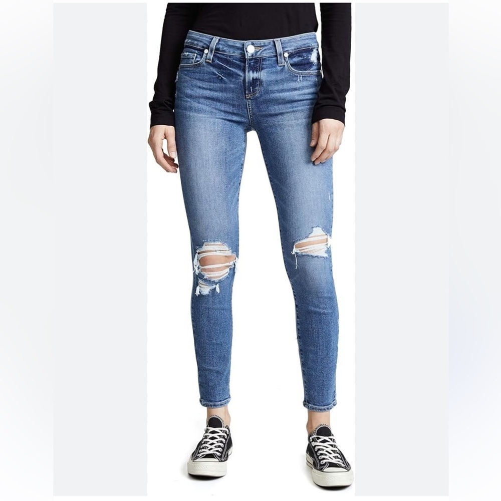 Paige Verdugo Ultra Skinny ripped distressed jeans